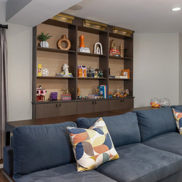 Glam + Fun Family Living Home Makeover in Urbana, MD
