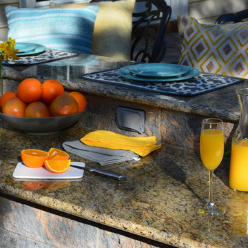 Morning Coffee and Backyard Brunch
