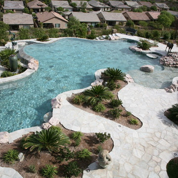 Negative Edge & Perimeter Overflow Pools in Las Vegas, Poolscapes LLC