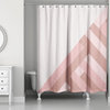 Rectangle Lines 71x74 Shower Curtain