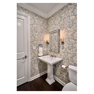 Western Springs Residence - Transitional - Powder Room - Chicago - by ...