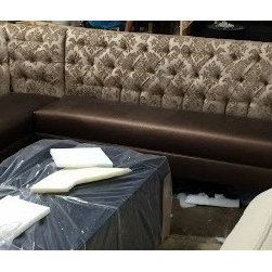 CUSTOM SECTIONALS - FACTORY PICS - Indoor Benches
