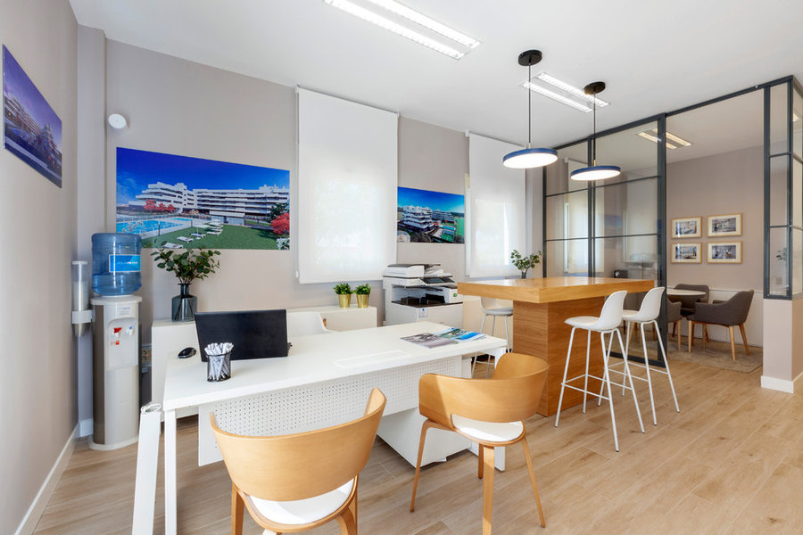 AEDAS HOMES piso piloto promoción Orellana y oficinas