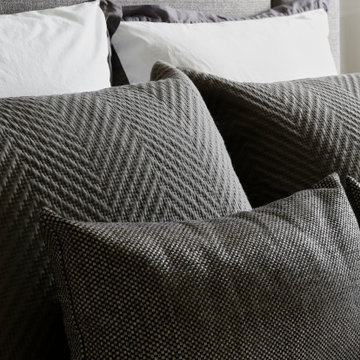 Stylish masculine bedroom