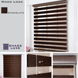 WoodLook Dual Shades - Roller Shades