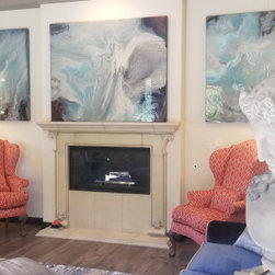 Trilogy triptych - Mixed Media Art