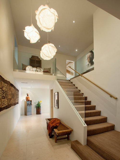 Carpeted Staircase Houzz