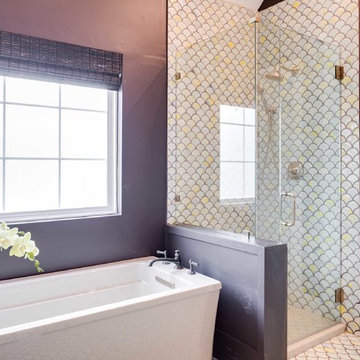Tudor Style With Hints of Tropical Colorful Allure