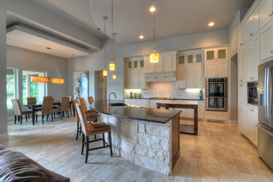 Inspiration for a contemporary kitchen remodel