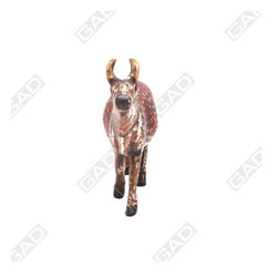 ANTIQUE STANDING COW - Decorative Objects And Figurines