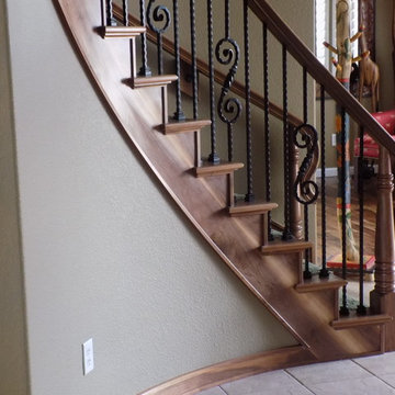 Walnut Stair Case