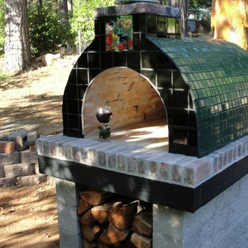 The Eisan Family Wood Fired Brick Pizza Oven in California
