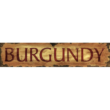 Burgundy Sign