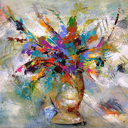 "Floral Still Life I" - Paintings