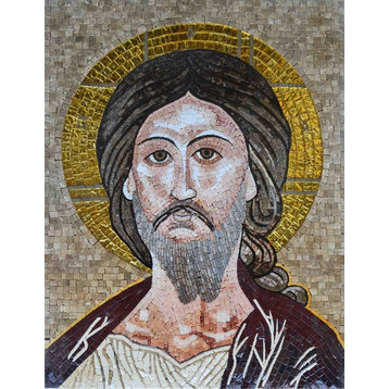 Mosaic Icon, Light of The World, 20"x26"