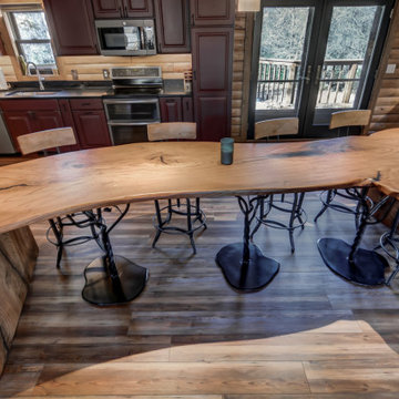 Log Home Custom Kitchen