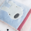 Blue RabbitFleece Throw Blanket Pillow Cushion / Travel Blanket (28.3"-35.1")