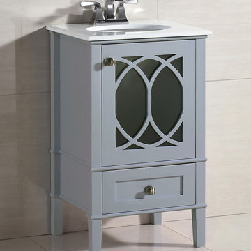 Simpli Home | Bath Vanity Top & Base Combinations