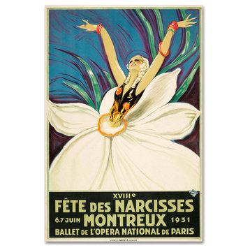 Vintage Apple Collection 'Paris Ballet' Canvas Art, 12x19
