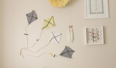 DIY Project: Whimsical Kites for Kids' Bedroom Walls
