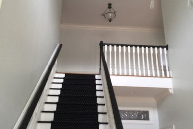 Design ideas for a traditional staircase in Charlotte.