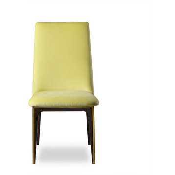 Sleake Dining Chair Canary Yellow