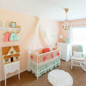 Vintage Peach and Mint