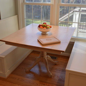 Kitchen with Custom Banquettes -- Days Farm Drive