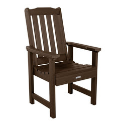 Highwood USA - Lehigh Armchair, Weathered Acorn - Outdoor Dining Chairs