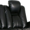 Seatcraft Innovator Bonded Leather PWR Headrest, Recline, Sofa Fold Table