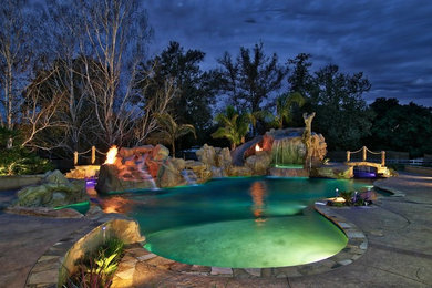 Example of a pool design in Orange County