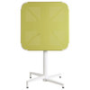 Acme Olson Folding Table Yellow and White