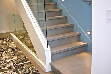 Inspiration for a contemporary staircase remodel in San Francisco