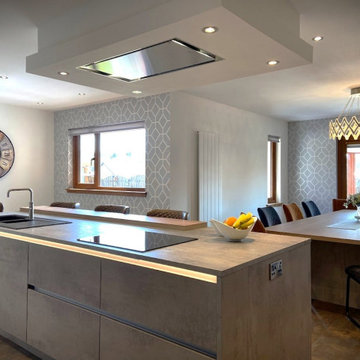 Concrete Kitchen in Aberdeenshire