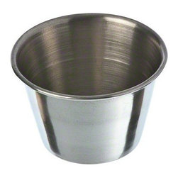 Set of 72 Stainless Steel Portion Cups 2.5 oz, Individual Condiment Sauce Cups - - Ramekins And Souffle Dishes