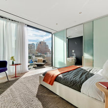 white curtains