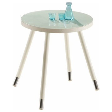 Fatsia Modern Outdoor Round Bar Table for 4