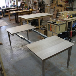 Walnut Dining Table open - Products