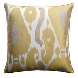 Ornamental Saffron Pillow - Decorative Pillows