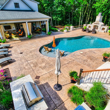 Custom Pool and Patio Brownstown PA Project