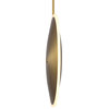 Ovni LED Island/Pool Table Chandelier With Brass Finish