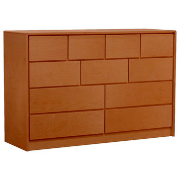 Art Deco Dresser, 20x60x39, Colonial Maple