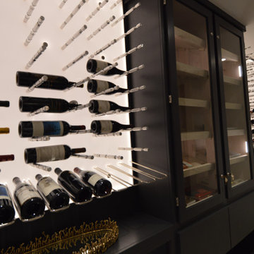 Hidden Cooling System and Humidifier for Small Wine Cellars
