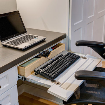 Functionality with a pullout desk drawer