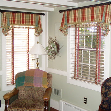 Custom Valances on Decorative Rods
