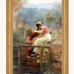 "Reconcile" Lovers Framed Print - Fine Art Prints