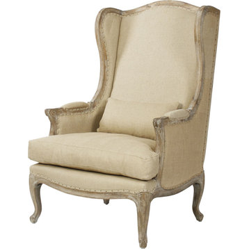 Leon Chair, Hemp Linen