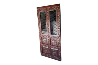 Carved Wooden Front Door