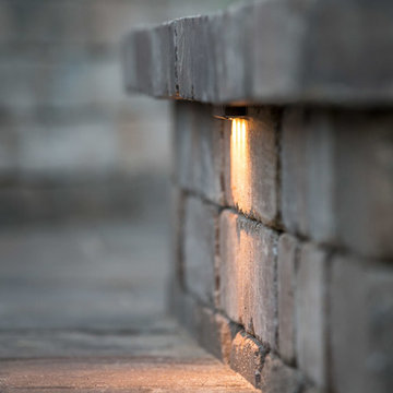 Tiburon Paver Patio with Fire and Water