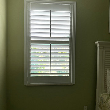 Single Bedroom Plantation Shutter — Palm Beach Gardens